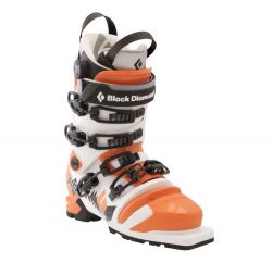Black Diamond Push Telemark Ski Boots, Size 26.5, Orange/White