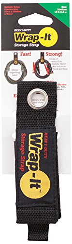 Wrap-It Storage 100-20B Straps, Medium, Black
