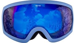 Traverse Varia Ski, Snowboard, and Snowmobile Goggles, Haze with Cobalt Lens
