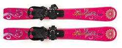 Lucky Bums Toddler Kids Boys Girls Youth Beginner Snow Skis, Pink