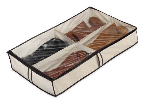 Whitmor 4 Section Underbed Boot Bag