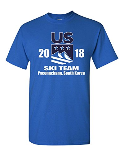 United States Downhill Ski Team Men’s T-Shirt – 5XL Royal Blue (ATA1735)