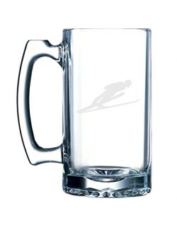 Extreme Sports #5 – Ski Jumping Trick Aerial Big Air L – 26.5 Ounce Glass Mug Stein
