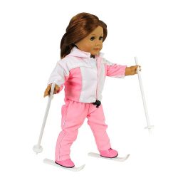 Skiing Doll Clothes for 18″ Dolls: “Ready to Ski” Outfit – (Includes Shi ...