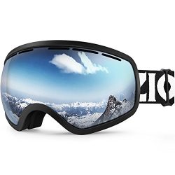 ZIONOR Lagopus Ski Snowboard Goggles UV Protection Anti-fog Snow Goggles for Men Women Youth