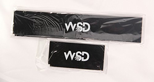 WSD Snowboard wax scraper 30cm long (11 7/8 inch) with ski scraper great for travel combo