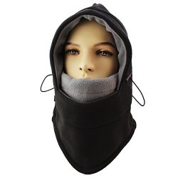 Miracu Heavyweight Balaclava Windproof Ski Face Mask Winter Fleece Hat/Hood Outdoor for Men, Wom ...