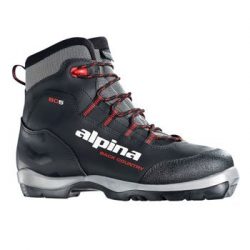 Mens BC 5 XC Telemark Ski Boots – 42 – BLACK / SILVER