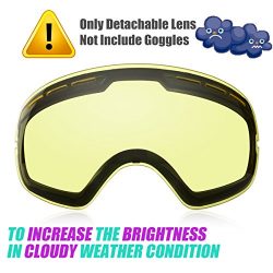 Ushake Ski Goggles (Cloudy Weather Lens Only)
