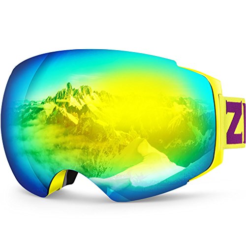 ZIONOR X4 Ski Snowboard Snow Goggles Magnet Dual Layers Lens Spherical Design Anti-fog UV Protec ...