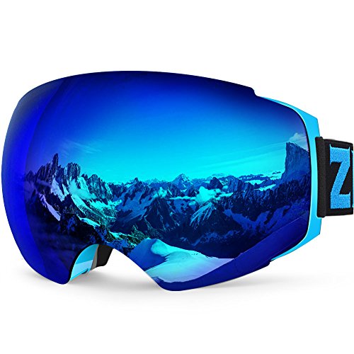 ZIONOR X4 Ski Snowboard Snow Goggles Magnet Dual Layers Lens Spherical Design Anti-fog UV Protec ...