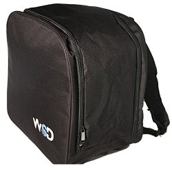 Boot Backpack Ski snowboard boots backpack Snow Sports bag Ski Gear (Black)