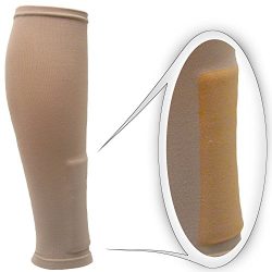 Shin Guard Sleeve with Protector Pad for Skiing, Snowboarding, & More