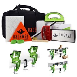 RaceWax EZ-Tune Ski Wax Tuning Kit plus Ski Vise