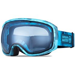 OutdoorMaster Ski Goggles PRO X – Ski & Snowboard Goggles with TruVis 2X Anti-Fog Lens ...