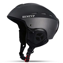 Huntvp Unisex Adult Snow Helmet Ski Snowmobile Sports Helmet with 16 vents Integrally Windproof  ...
