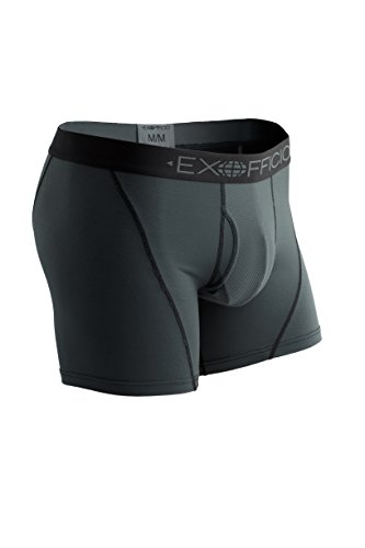ExOfficio Men’s Give-N-Go Sport Mesh 6” Boxer Brief,Small,Phantom