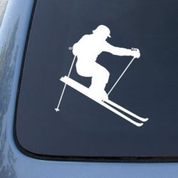 Skier – Downhill Skiing Ski – Car, Truck, Notebook, Vinyl Decal Sticker #2337 | Viny ...