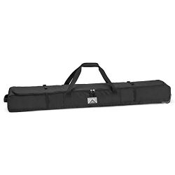 High Sierra High Sierra Wheeled Double Ski Bag, Teal Shibori/Tropic Teal/White, Black