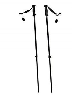Ski Poles Telescopic Adjustable Adult Downhill/Alpine Pair with Baskets 115 cm – 135 cm New