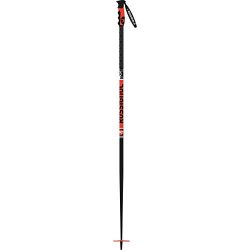 Rossignol Poker Pro Men’s Aluminum Ski Poles – Black/Red (50 in / 125 cm)