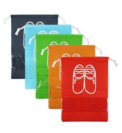 Zmart Portable Travel Shoe Bags Multicolor Storage Organizer Bag (5 Medium Colors)