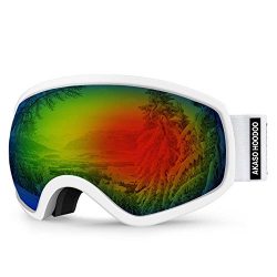 AKASO Hoodoo Ski Goggles, Snowboard Goggles – Anti-Fog, 100% UV Protection, Double-Layer S ...