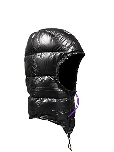AEGISMAX Down Hood Winter Down Trooper Hat Down Balaclava Hood With Neck Outdoor Down Hat For Sk ...