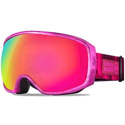 OutdoorMaster Ski Goggles PRO X – Ski & Snowboard Goggles with TruVis 2X Anti-Fog Lens ...