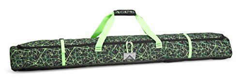 High Sierra Deluxe Single Ski Bag, Digital Web/Black/Lime