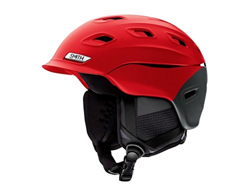 Smith Optics Adult Vantage Ski Snowmobile Helmet – Matte Fire Split / Large