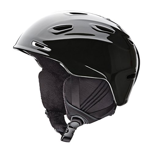 Smith Optics Arrival Adult Ski Snowmobile Helmet – Black Pearl / Large