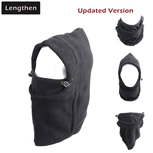 Triwonder Balaclava Hood Hat Thermal Fleece Face Mask Neck Warmer Full Face Cover Cap Winter Ski ...