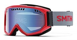 Smith Optics Adult Scope Snow Goggles Fire Frame/Blue Sensor Mirror