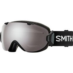 Smith Optics Womens I/OS Snowmobile Goggles Black / ChromaPop Sun Platinum Mirror