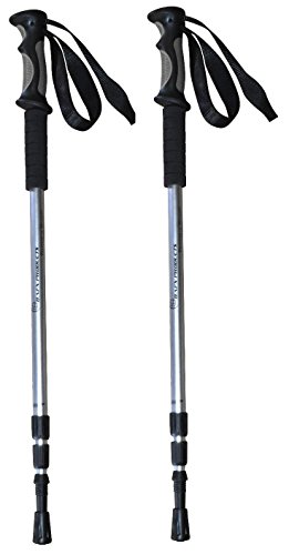 BAFX Products – 2 Pack – Anti Shock Hiking / Walking / Trekking Trail Poles – ...