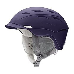 Smith Optics Adult Valence Ski Snowmobile Helmet – Matte Midnight / Medium