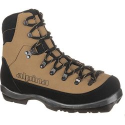 Alpina Sports Montana Backcountry Cross Country Nordic Ski Boots, Brown/Black, Euro 43