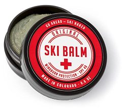 Original Ski Balm, Natural Lip Balm and Sunscreen, Best Face Mask for Winter (0.6 oz)