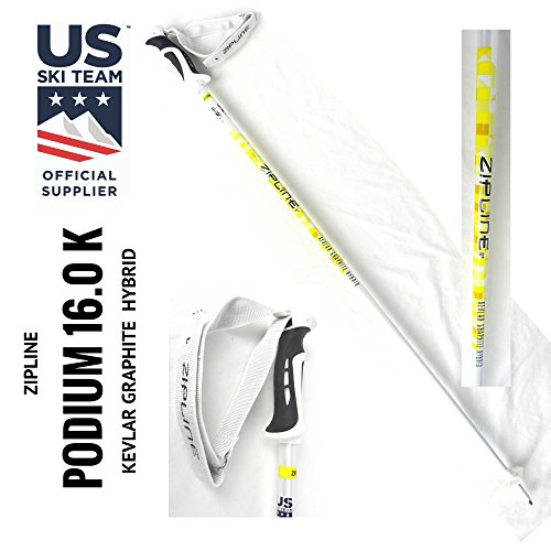 Ski Poles – Zipline Kevlar Graphite Hybrid Composite “Podium 16.0 K” U.S. Ski ...