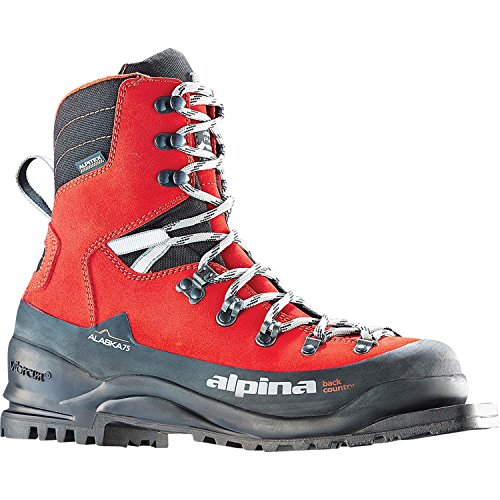 Alpina Sports Alaska 75 Leather 3 Pin 75 mm Backcountry Cross Country Nordic Ski Boots, Euro 39, ...