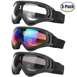 Ski Goggles, Snowboard Goggles for Kids, Boys & Girls, Men & Women, Youth, with UV 400 P ...