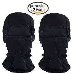 [2-PACK] Wind-Resistant Balaclava Ski Mask Face Mask Motorcycle Tactical Balaclava Hood