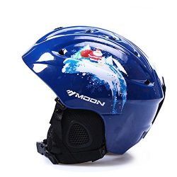 SUNVP Snowboards Ski Helmet Warm Windproof Integrated Adult Winter Outdoor Snow Sports Helmet(Bl ...