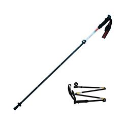 Wealers Folding Hiking Sticks collapsible Alpenstocks Ultralight Trekking Ski Pole Travel Hiking ...