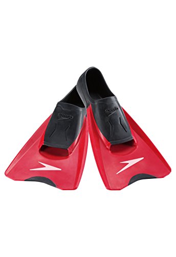 Speedo Switchblade Fin, Black/Red, Large