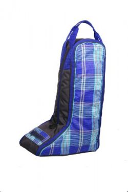 Kensington KPP Roustabout Boot Bag, Blue Ice Plaid, One Size