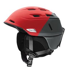 Smith Optics Adult Camber MIPS Ski Snowmobile Helmet – Matte Fire Split / Large