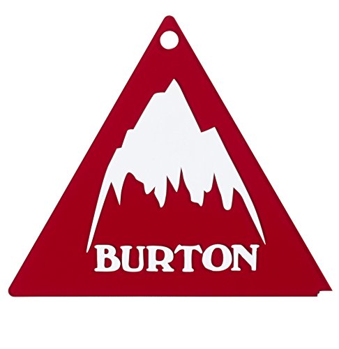 Burton Tri Scraper Snowboard Ski Tuning Waxing Tool Translucent Red