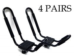 9sparts® J Bar Kayak Canoe Inflatable Boat Wakeboard Waveboard Paddleboard Snowboard Ski Roof Ra ...